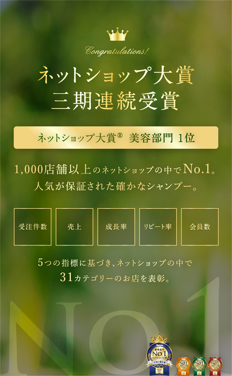 ネットショップ大賞受賞